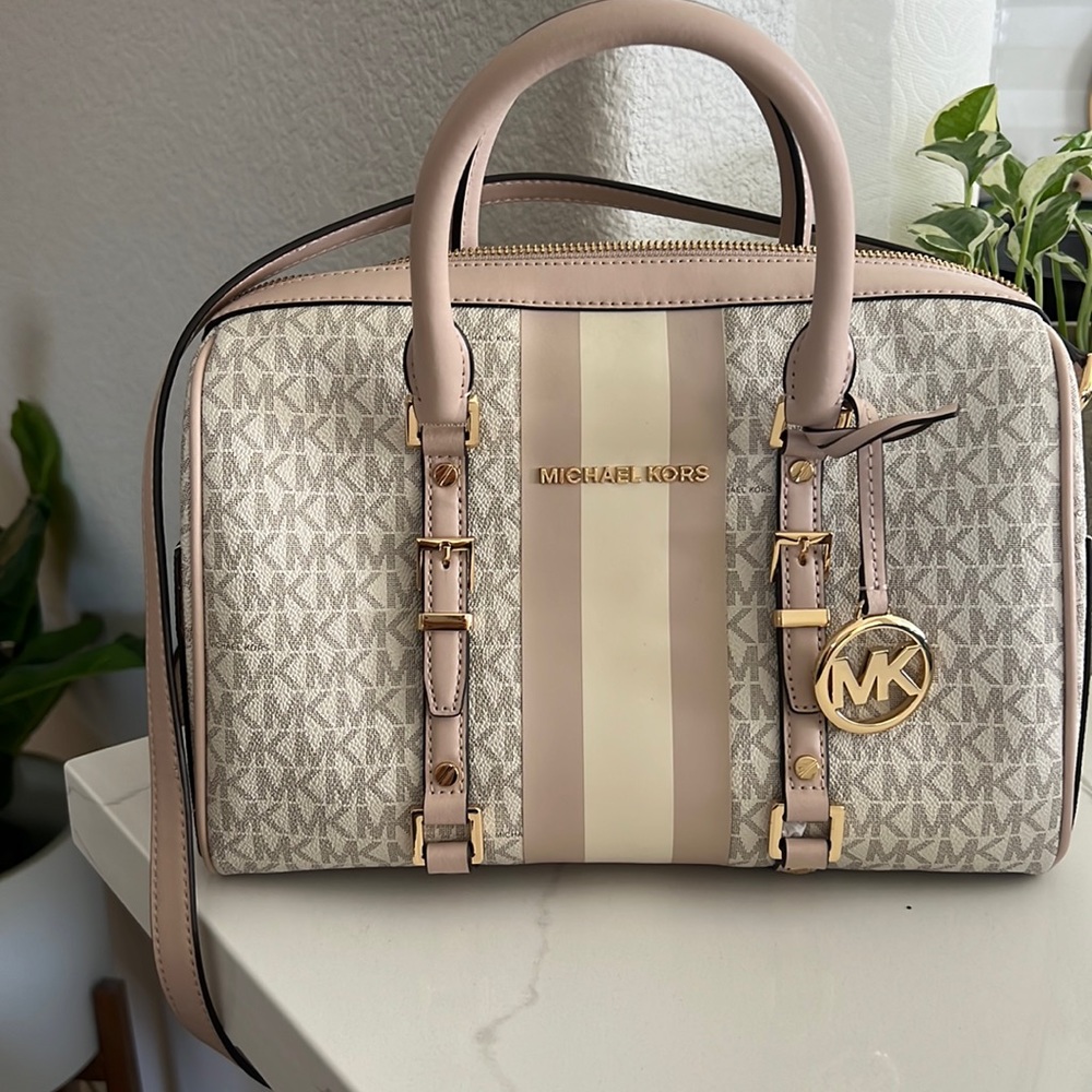 Michael Kors  Bedford travel duffle satchel